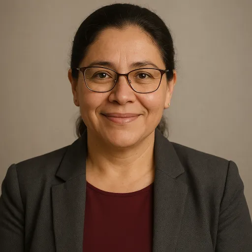 Retrato de Lorena, agente de IA de Soporte al personal (personaje de ejemplo)